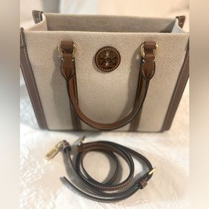 Small Canvas Tote Tory bag